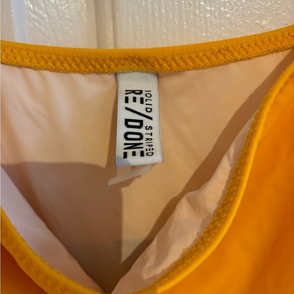 Solid and striped x Redone denim swimsuit - Picture 2 of 3